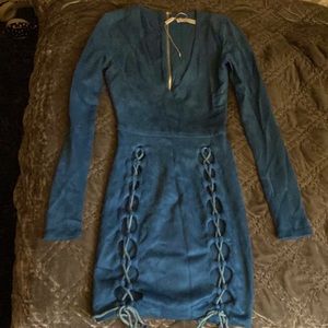 Oh Polly dress brand new never worn suede material. uk 4 us 0